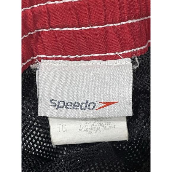 Speedo Men’s Swim Trunks Size 40” Waist 10”Inseam Black & Gray Liner -Hawaiian - Picture 9 of 10
